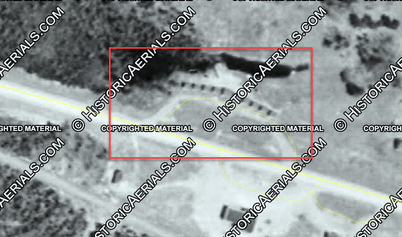 Greenwood Cabins - 1951 Aerial (newer photo)